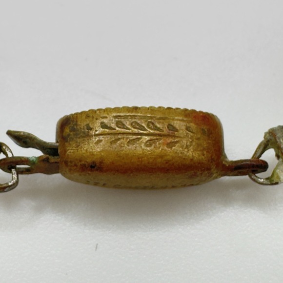 Vintage Czech Necklace Mixed Agates Semi Presious Gemstones 20" Box Clasp Begger - Picture 16 of 16